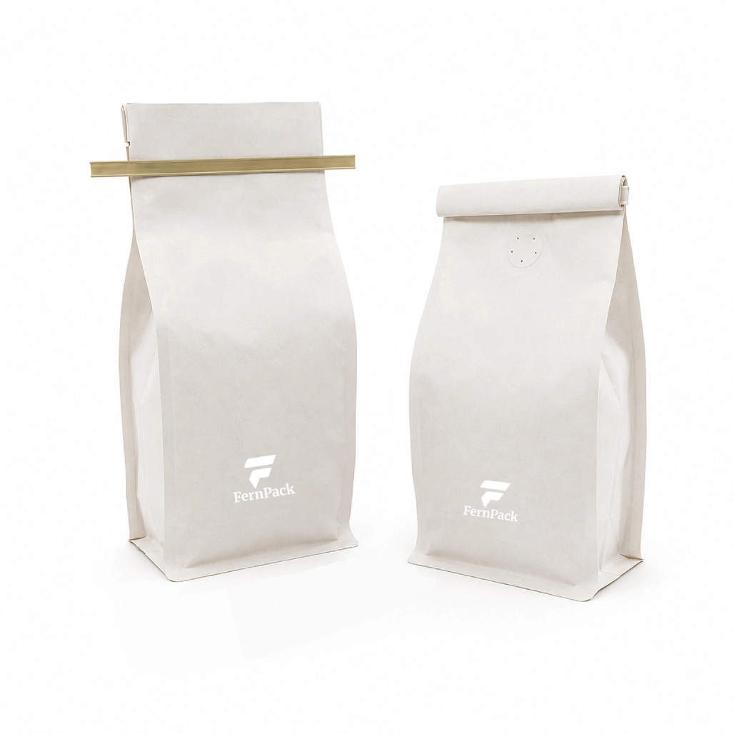 compostable tin tie coffee bags