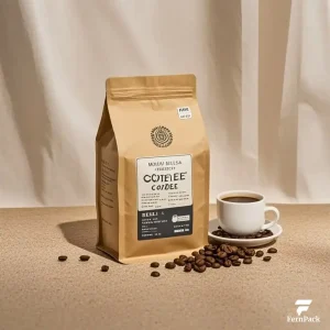 250g flat bottom coffee bag