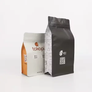 coffee bag with valve