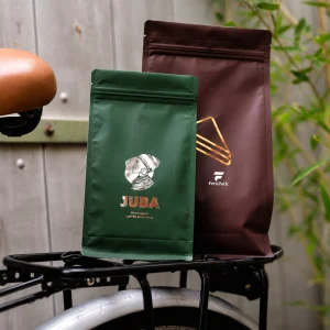 stock coffee bag with valve