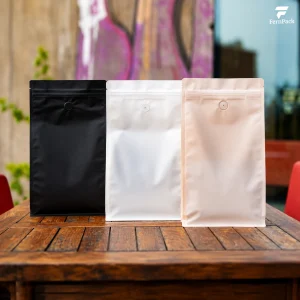 stock coffee bag with valve