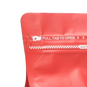 zipper coffee bag zip lock detail