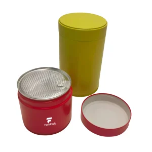 matcha tin can; matcha tin with easy-tear lid