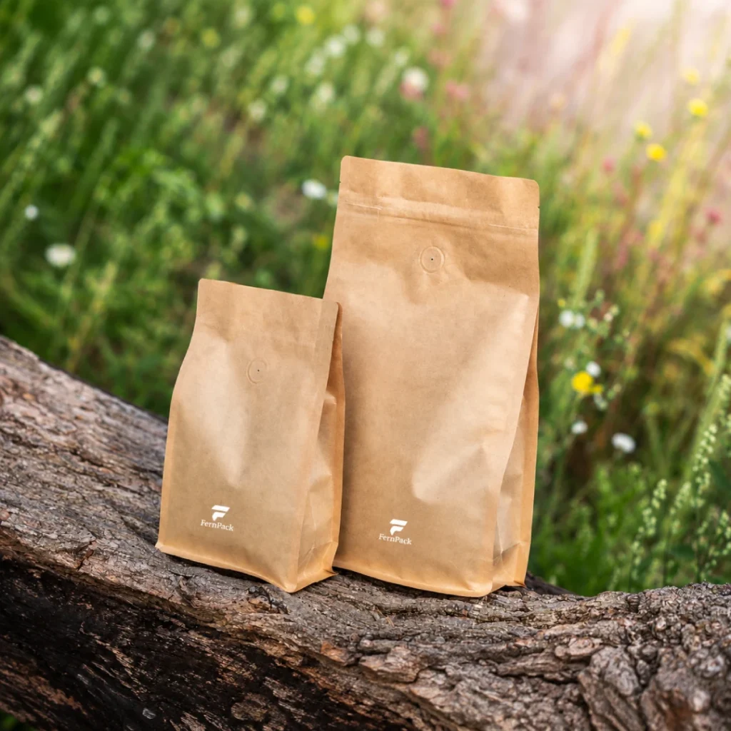 plastic-free coffee packaging