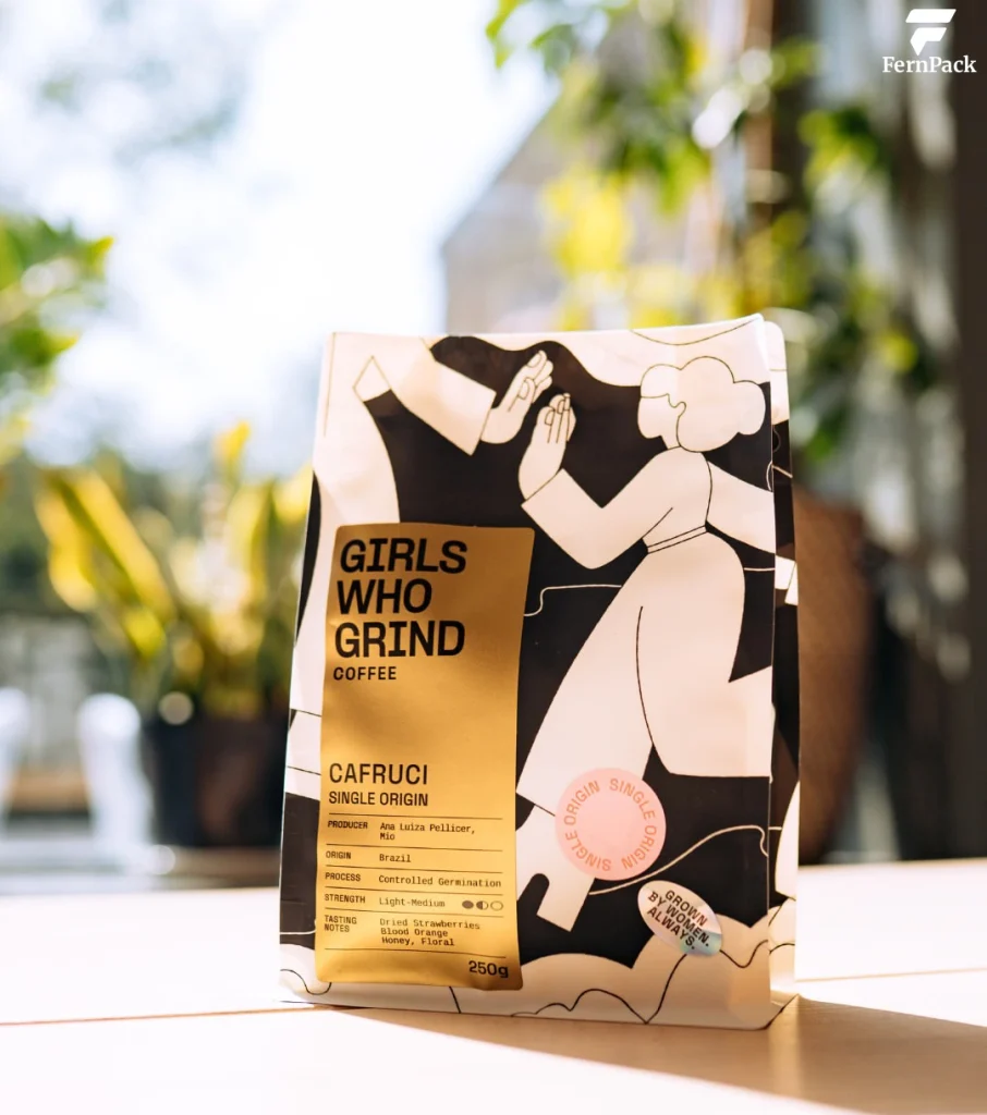plastic-free coffee packaging