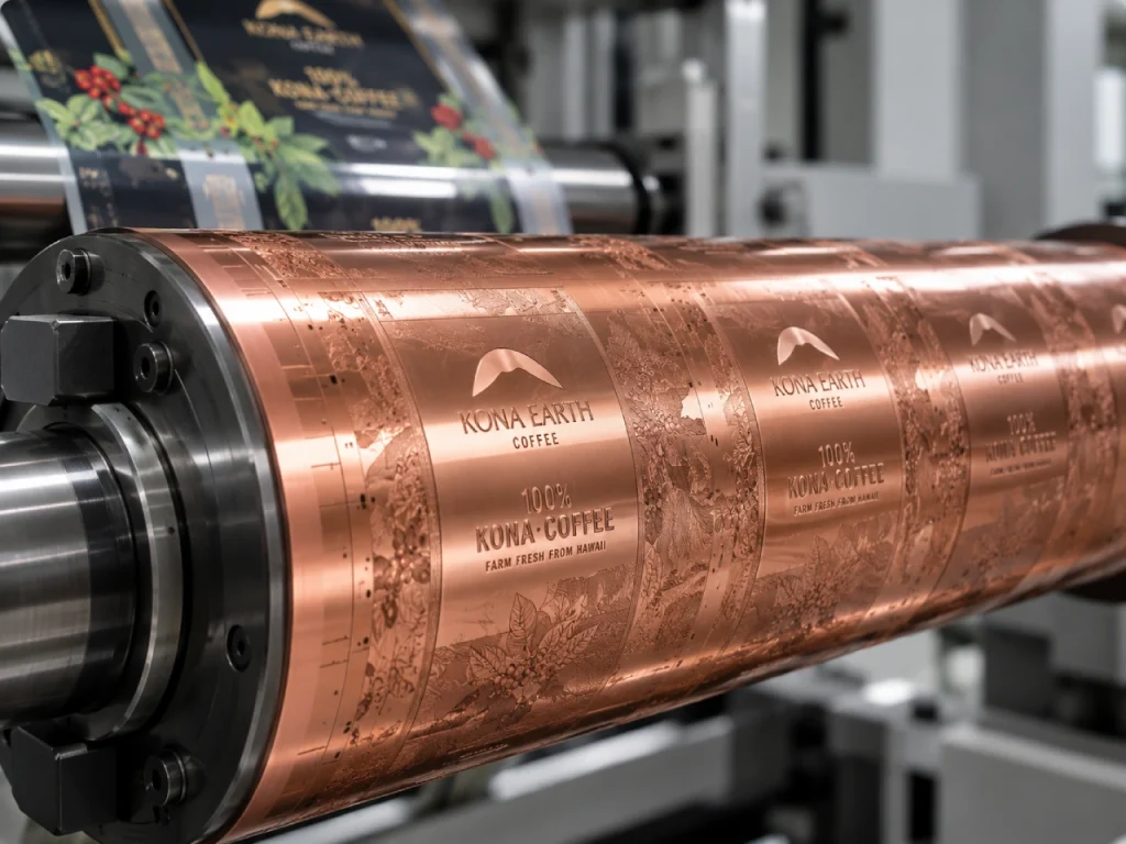 gravure printing coffee bag