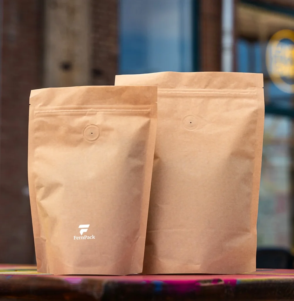 plastic-free coffee packaging