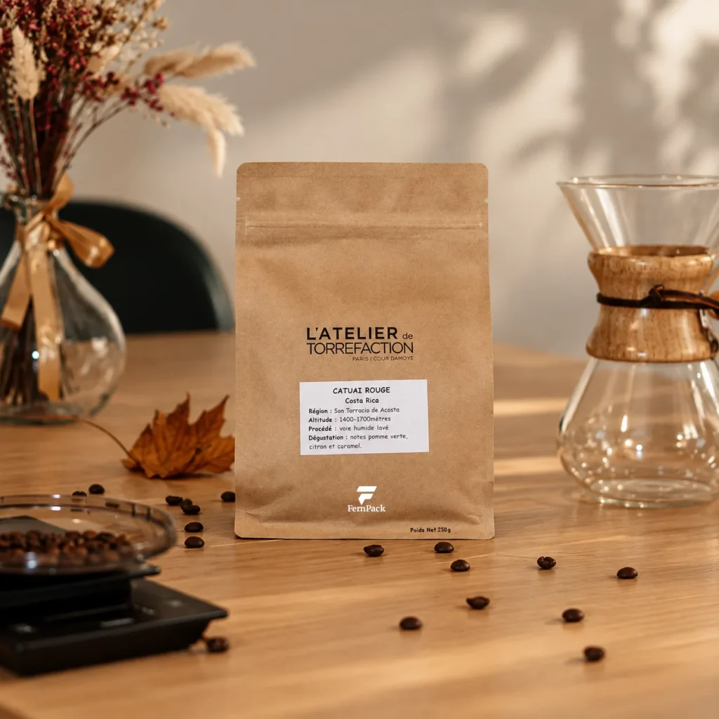 custom printed vs stock coffee bags